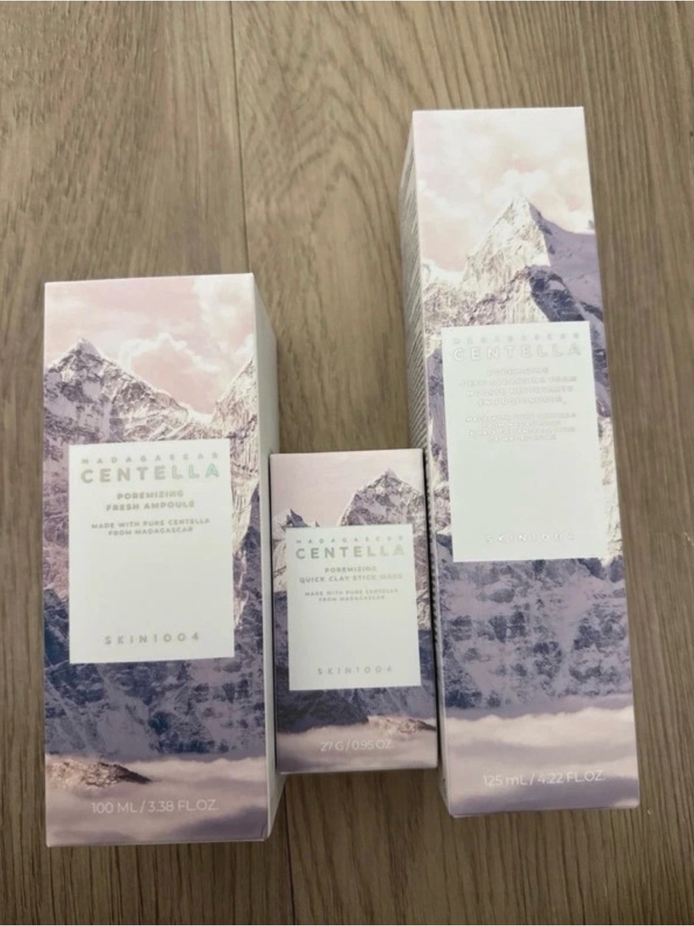 Pink Mountain Hydrating Cleanser & Exfoliant Set - Soft Pink